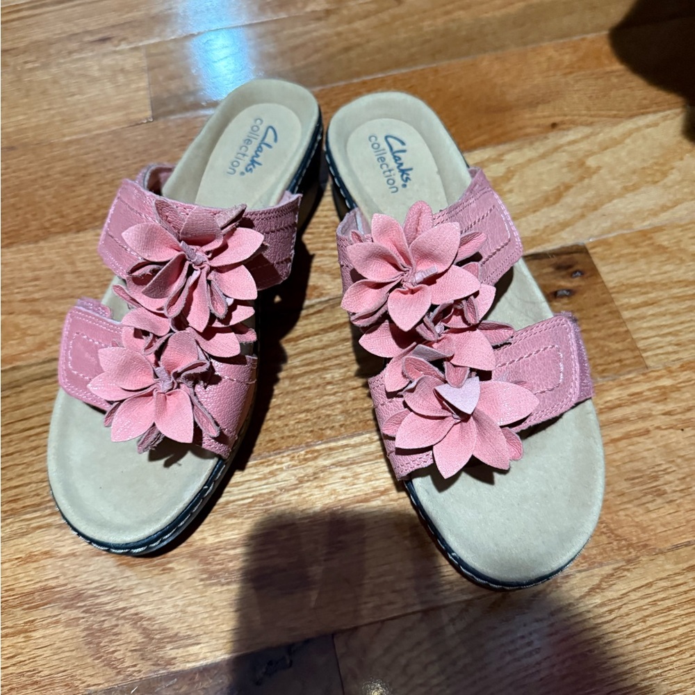 Clark’s Merliah Raelyn Narrow/Medium/Wide Wedge Sandal 8.5